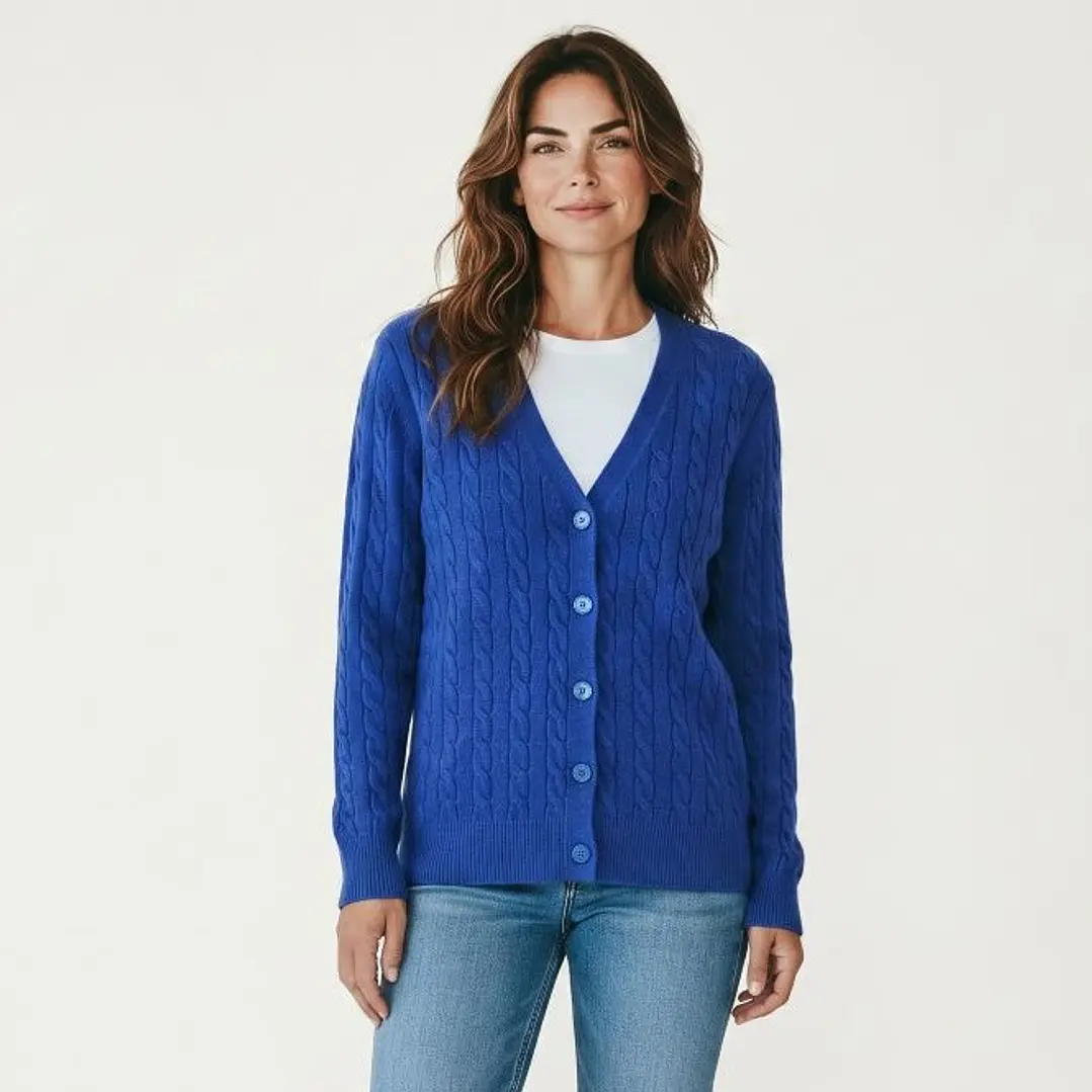 Chaleco Abotonado Jacquard 3