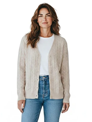 Chaleco Abotonado Jacquard