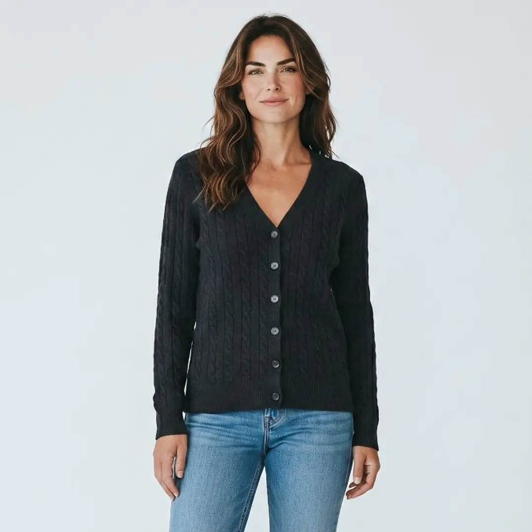 Chaleco Abotonado Jacquard 5