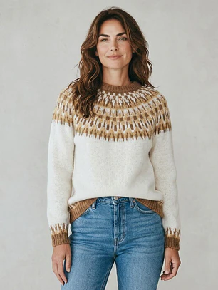 Sweter Patchwork M/larga