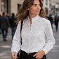 Blusa Bordada Cuello Mao - Miniatura 1