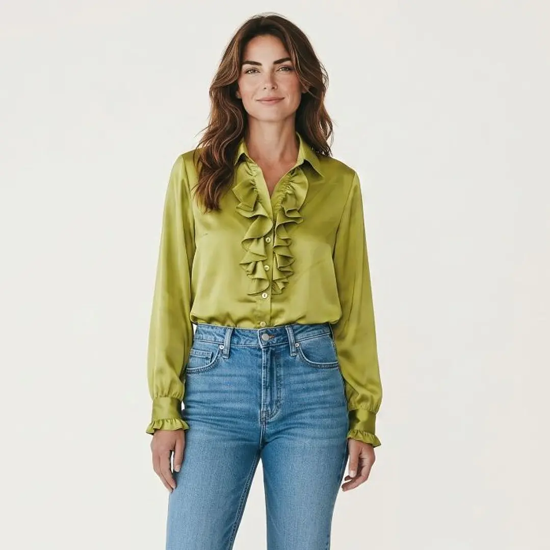 Blusa Satín Vuelos Kiram 2