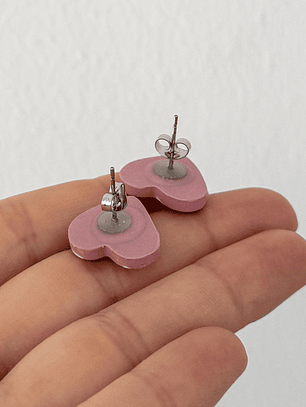 Aros corazones medianos 