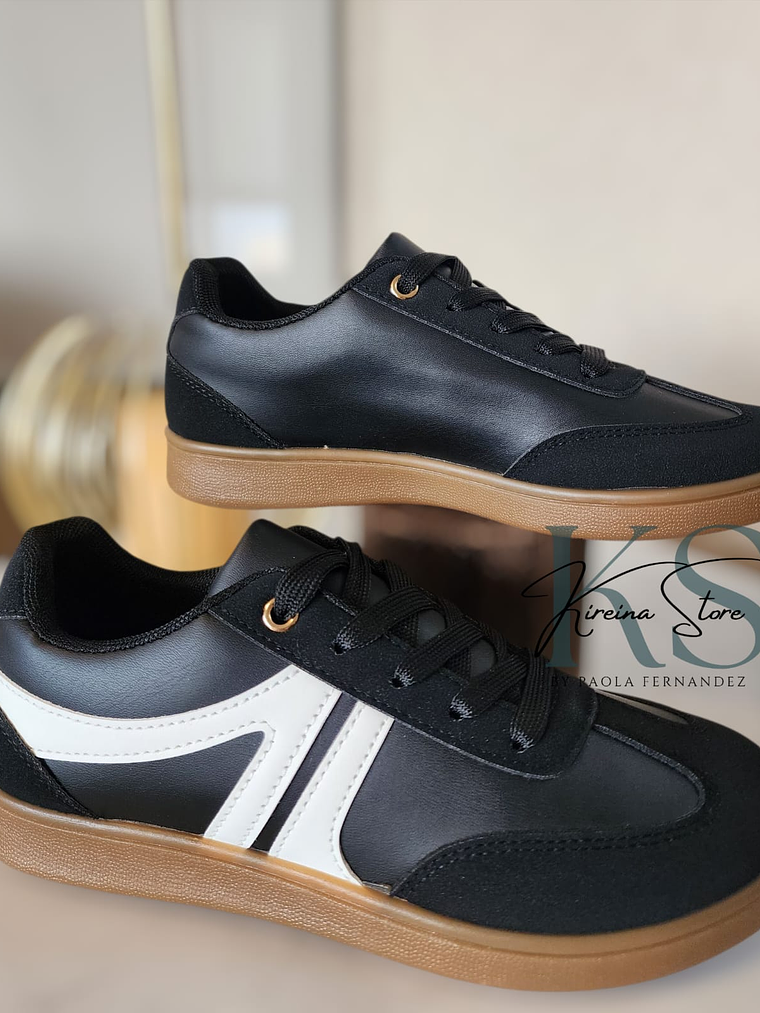 ZAPATILLA NEGRA ESTILO SAMBA 2