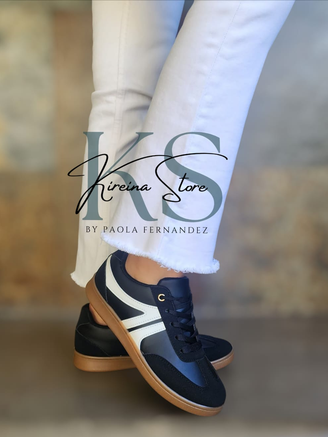 ZAPATILLA NEGRA ESTILO SAMBA 1