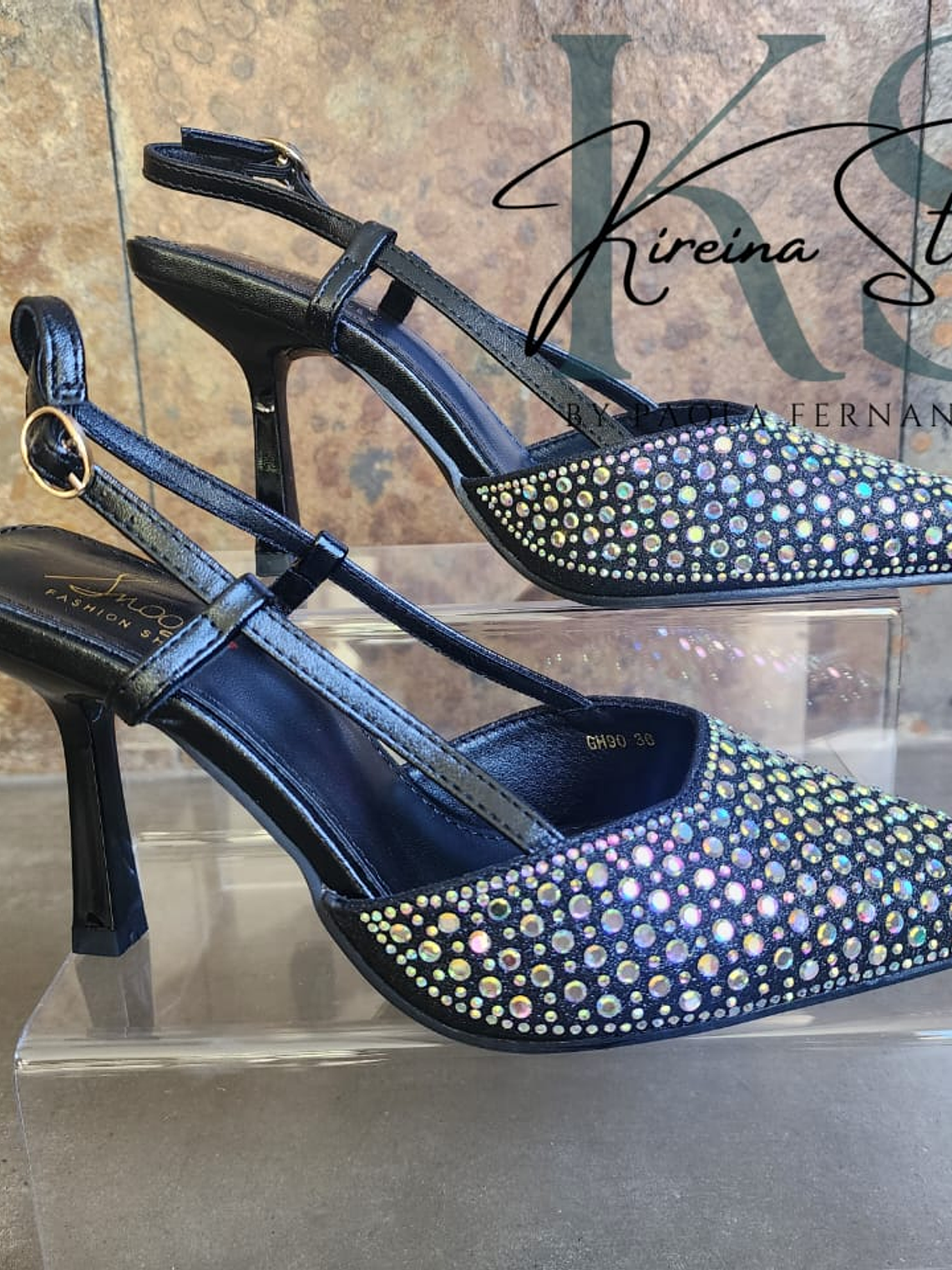 STILETTO NEGRO TORNASOL 2