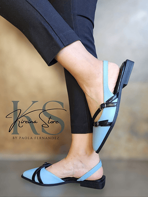 ZAPATO CELESTE