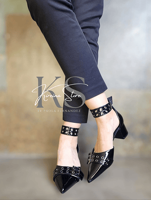 ZAPATO NEGRO HEBILLA