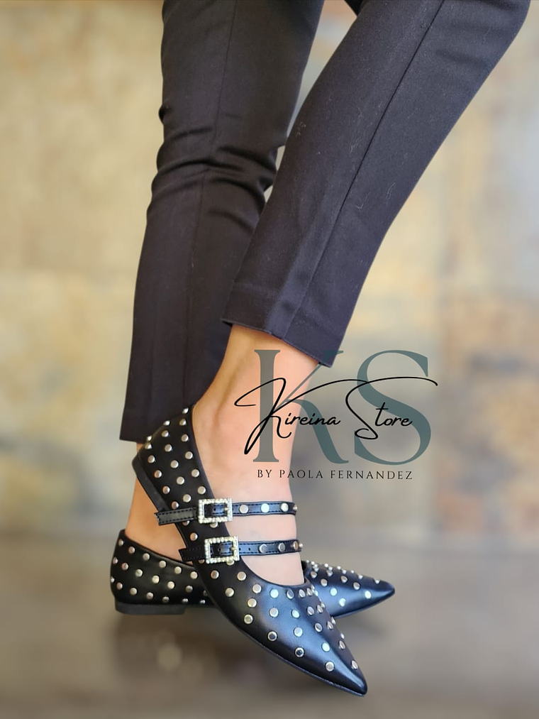 BALLERINA NEGRA TACHAS 1