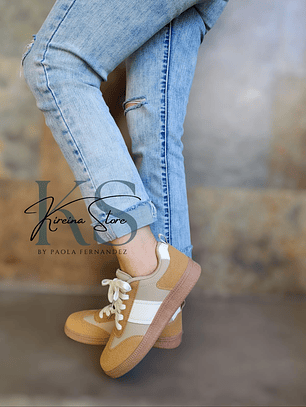ZAPATILLA CAMEL/BEIGE