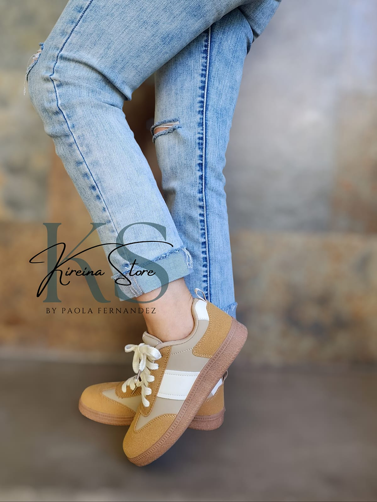 ZAPATILLA CAMEL/BEIGE 1