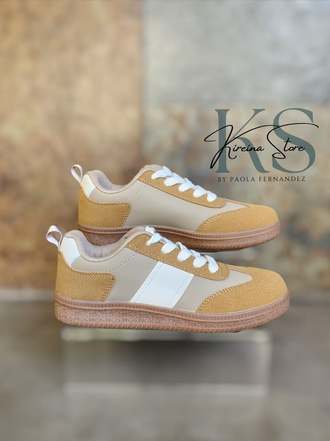 ZAPATILLA CAMEL/BEIGE 2