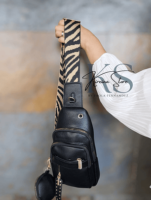 BANDOLERA DE PECHO NEGRA