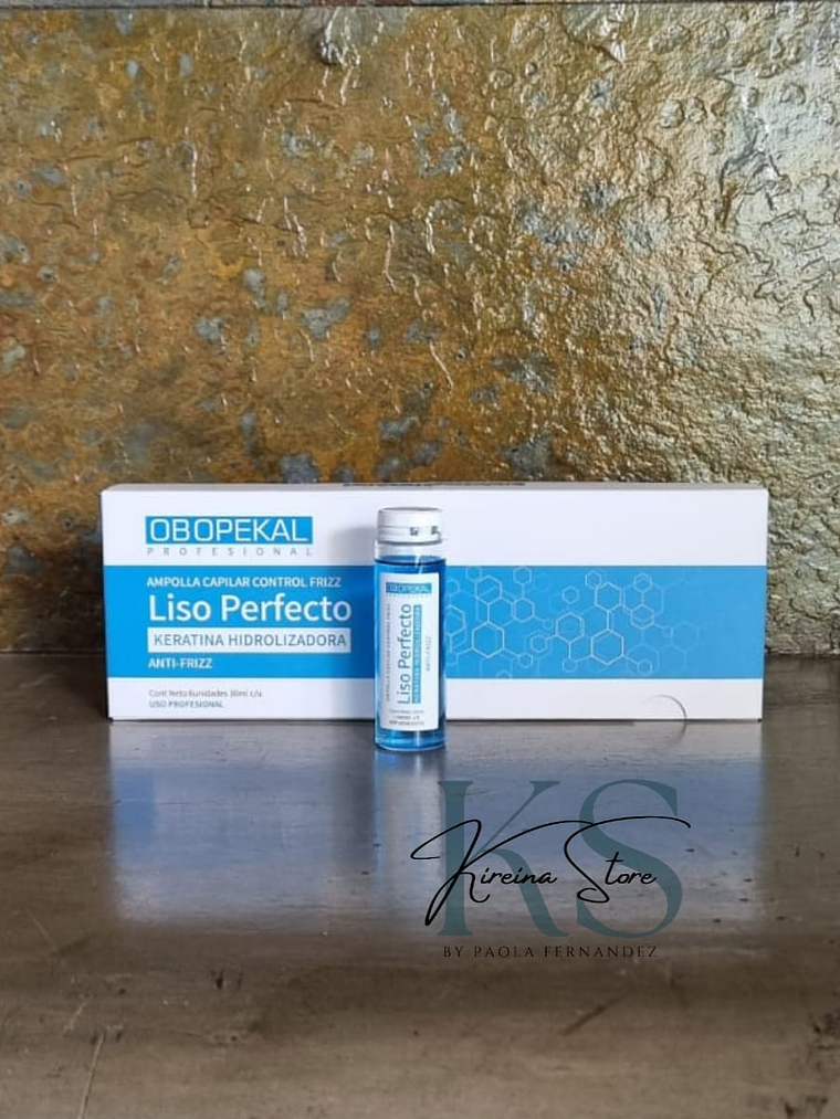 AMPOLLA CAPILAR LISO PERFECTO OBOPEKAL 1