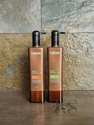 PACK 7: SHAMPOO Y ACONDICIONADOR ARGÁN OIL MAXCARE