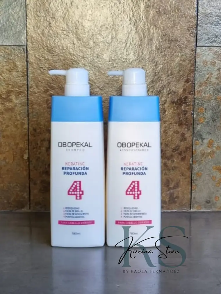 PACK 10: SHAMPOO Y ACONDICIONADOR REPARACIÓN PROFUNDA OBOPEKAL 1