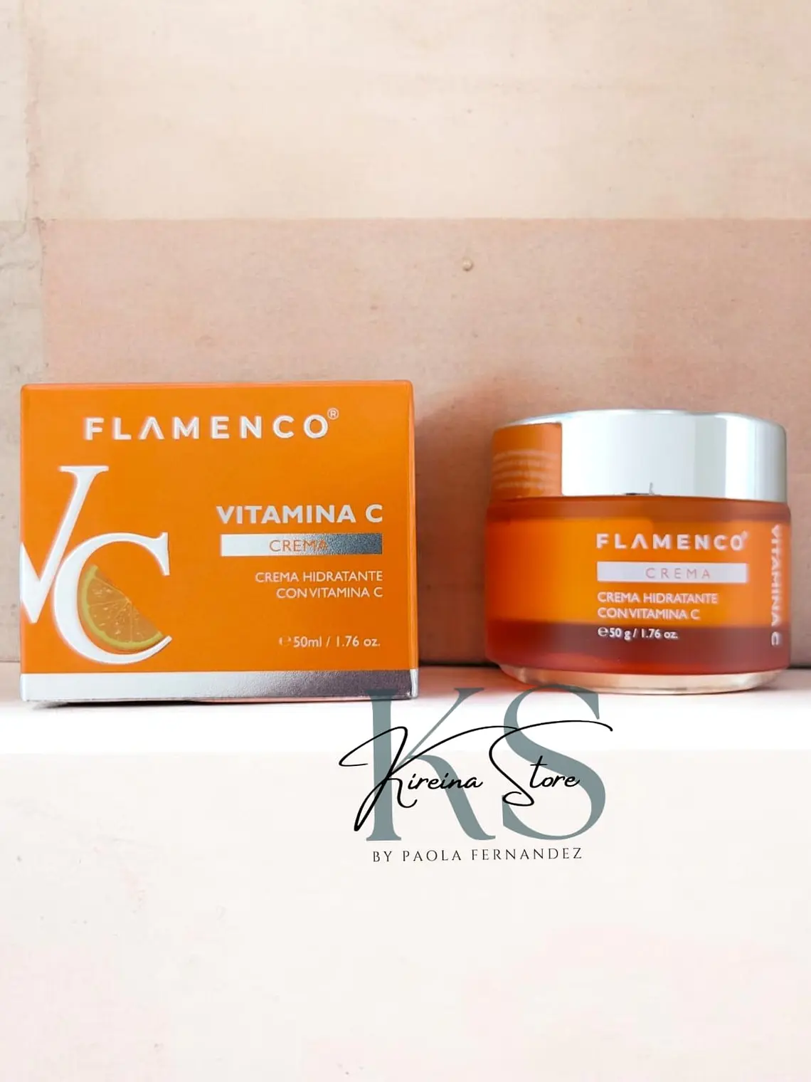 CREMA HIDRATANTE CON VITAMINA C FLAMENCO 1