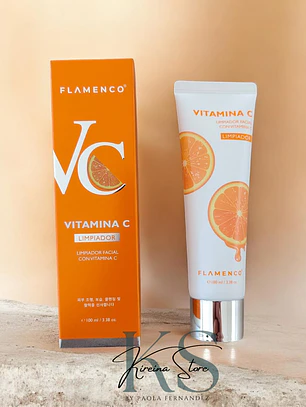 LIMPIADOR FACIAL CON VITAMINA C FLAMENCO