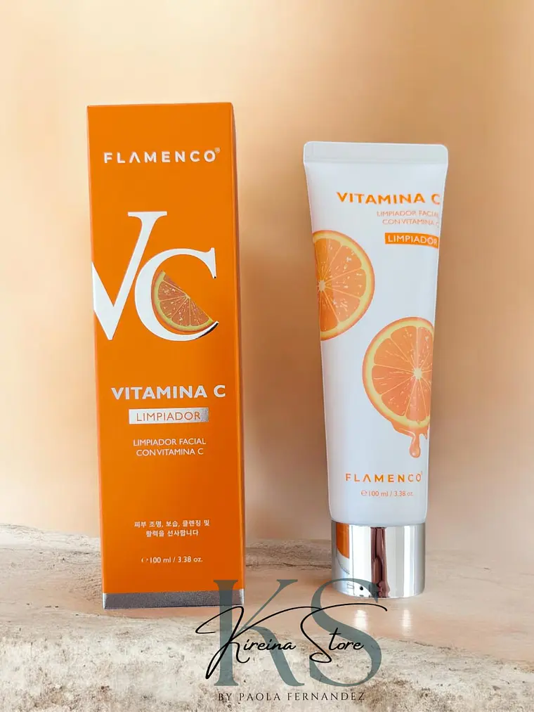 LIMPIADOR FACIAL CON VITAMINA C FLAMENCO 1