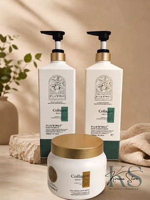 PACK 15: SHAMPOO, ACONDICIONADOR Y MASCARILLA PLUS VINGE COLLAGEN