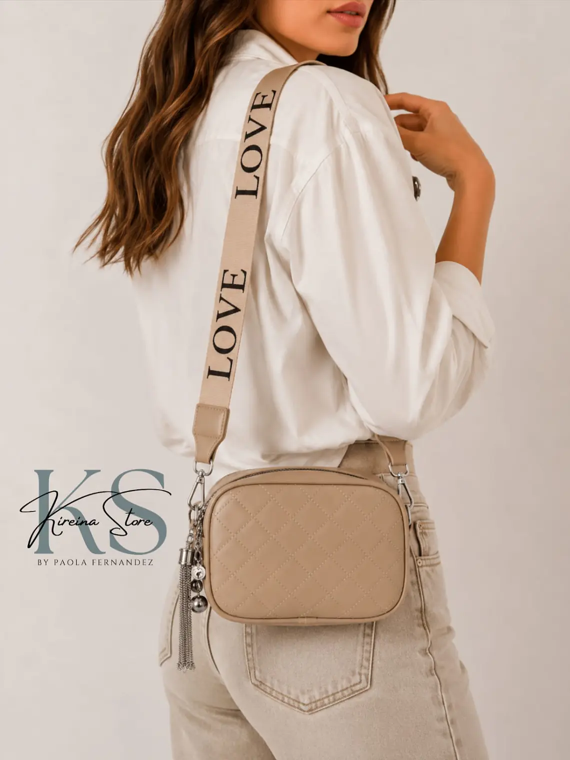 BANDOLERA BEIGE OSITO 1
