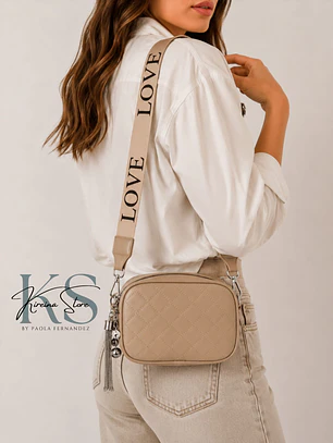 BANDOLERA BEIGE OSITO