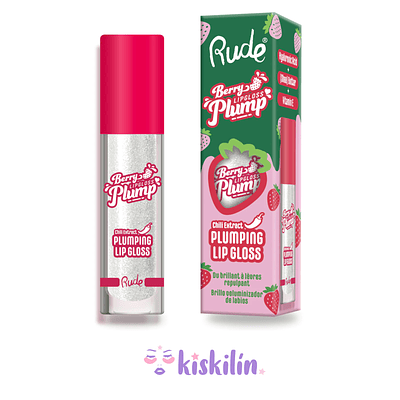 Brillo Labios Berry Juicy Plumping Lip Gloss Pearl by Rude Cosmetics