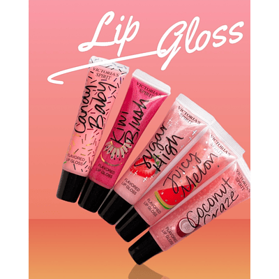 Lip Gloss Flavored Victoria’S Spirit Coconut Craze