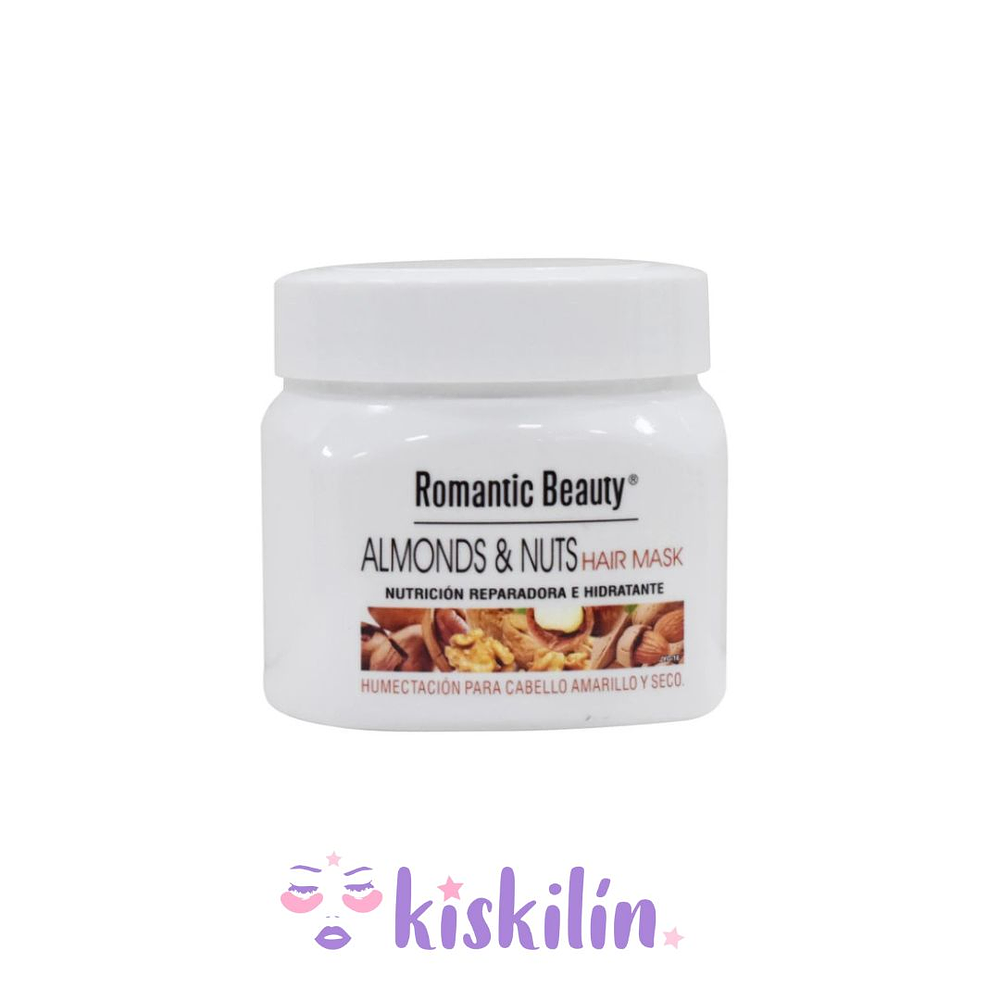 Mascara de pelo con esencia de almendras y nueces 500ML