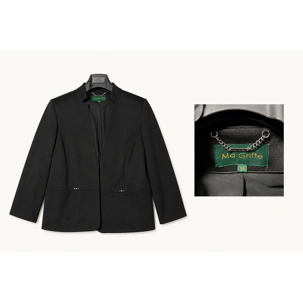 Blazer de retorno sin etiqueta 