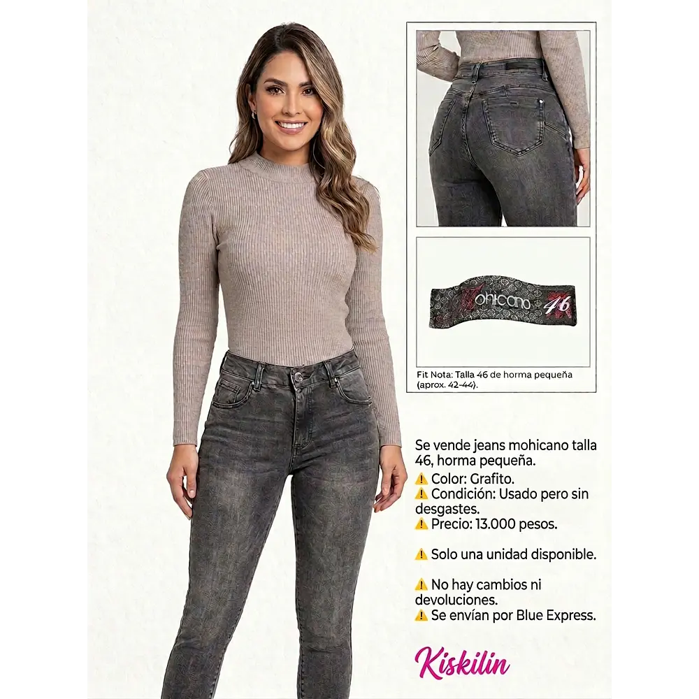 Jeans Mohicano mujer usado