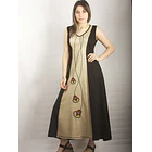 Vestido Icalma lino crudo L 1