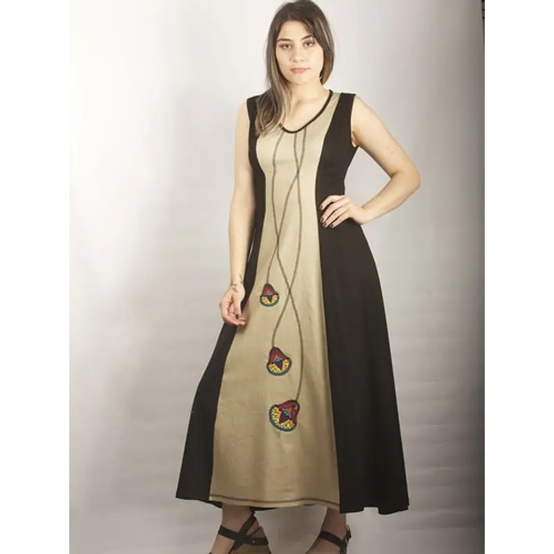 Vestido Icalma lino crudo L