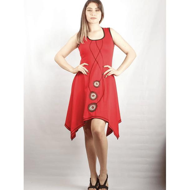 Vestido Maywa Rojo SALE sc 1