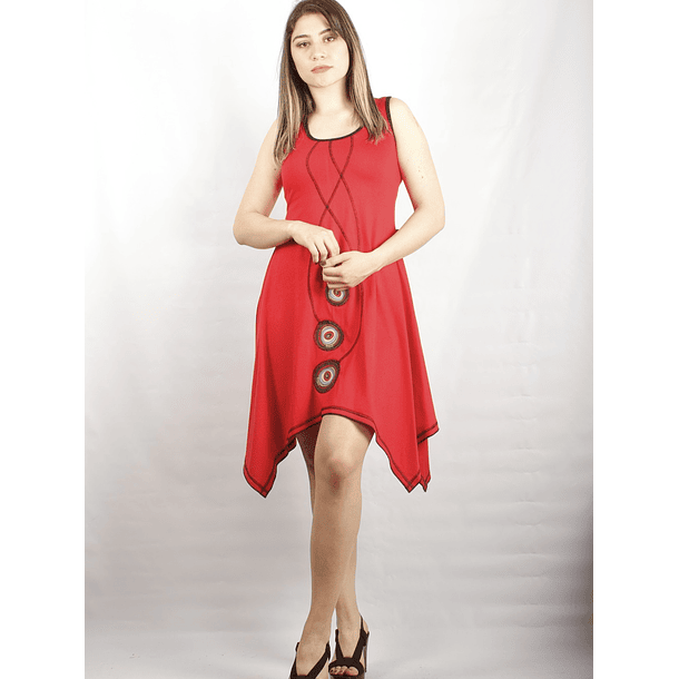 Vestido Maywa Rojo SALE sc 3