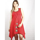 Vestido Maywa Rojo SALE solo S-M  ks20 4