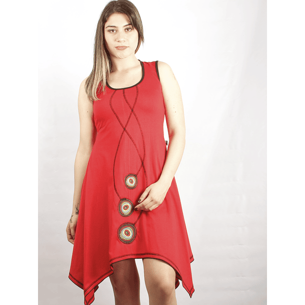 Vestido Maywa Rojo SALE sc 4