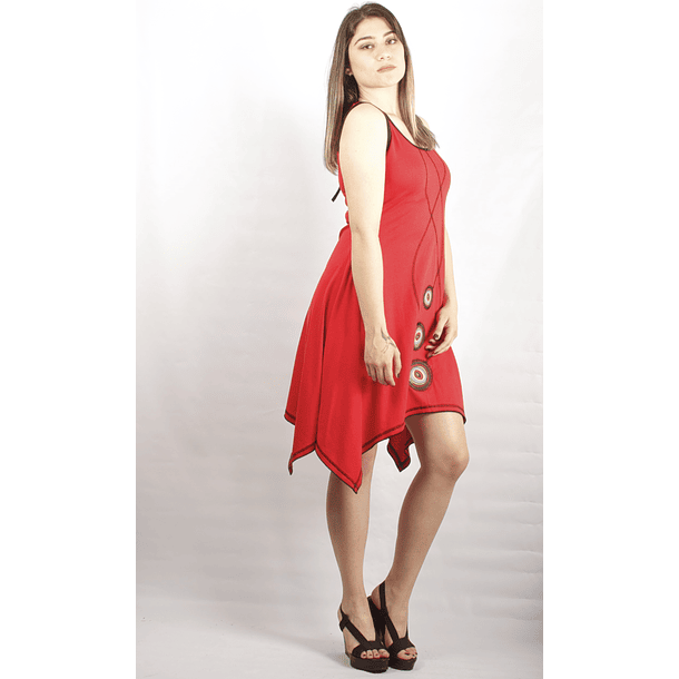Vestido Maywa Rojo SALE sc 2