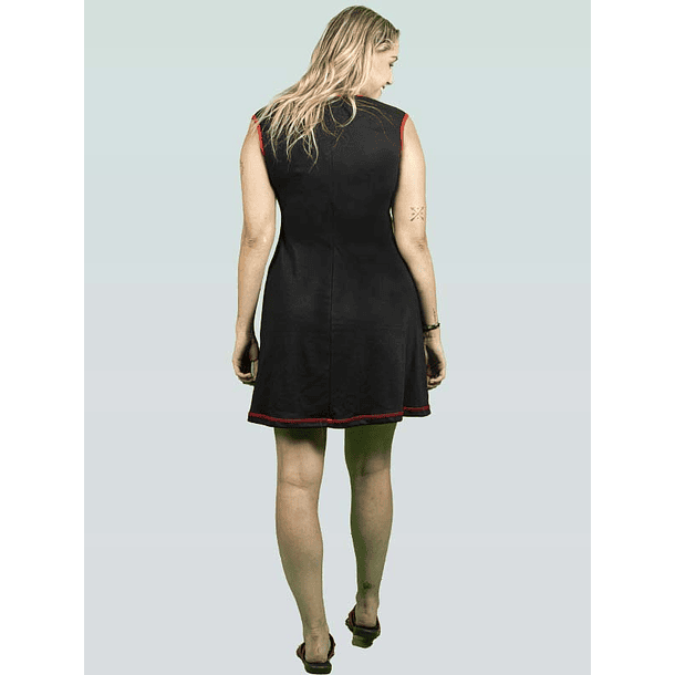 Vestido Gia Negro algodón pima SALE SOLO S-M 3