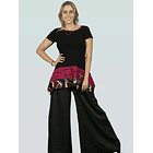 Polera Mahuida negro Carmín sc 7