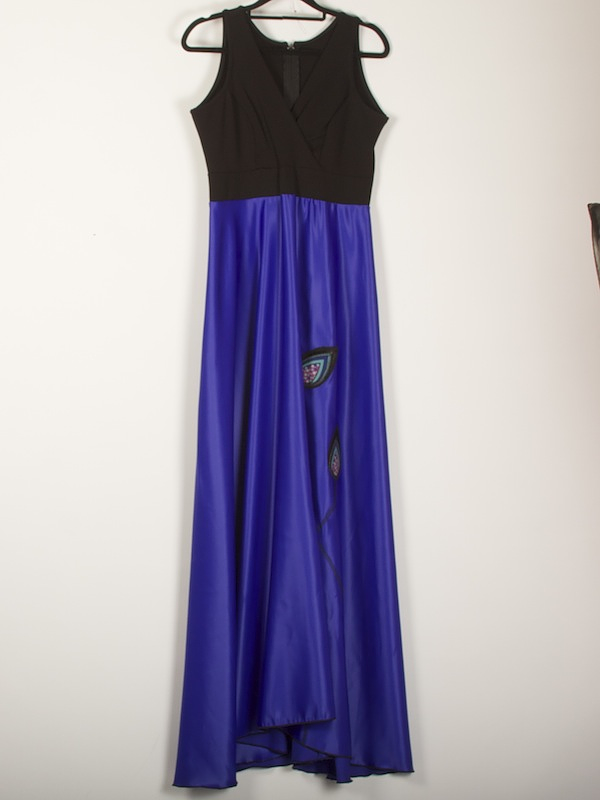 Vestido Fiesta Indira Azul. L. XL. 2XL