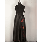 Vestido Fiesta Indira Negro Rojo L Y XL 1