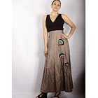 Vestido Fiesta Indira Café M Y 2XL 1