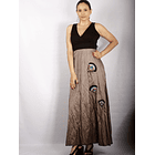 Vestido Fiesta Indira Café M Y 2XL 5