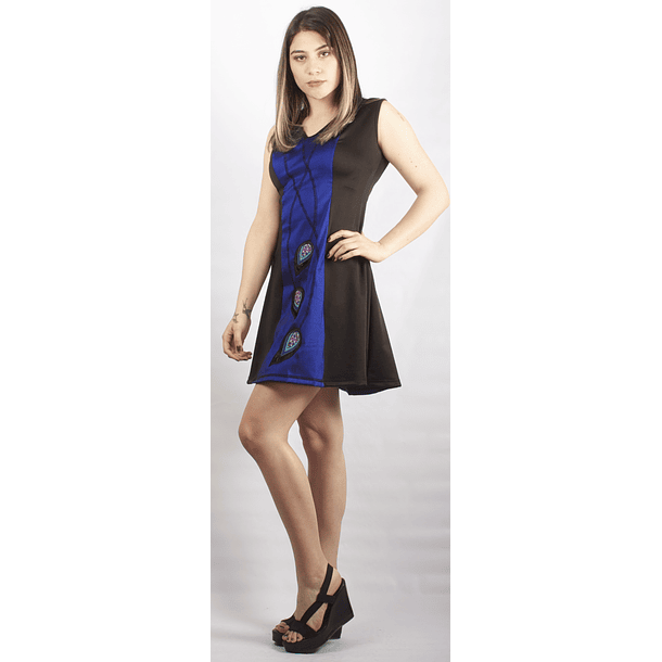 Vestido Fiesta NICETO Azul 3