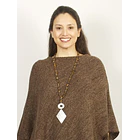 Poncho tejido Quillay colores 2