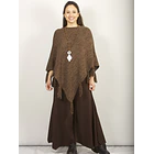 Poncho tejido Quillay colores 3