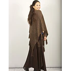 Poncho tejido Quillay colores 4