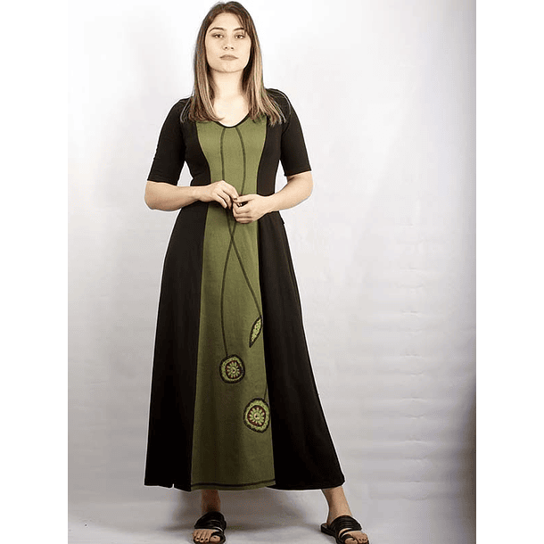 Vestido Maya Verde SALE COLORES SOLO S 1