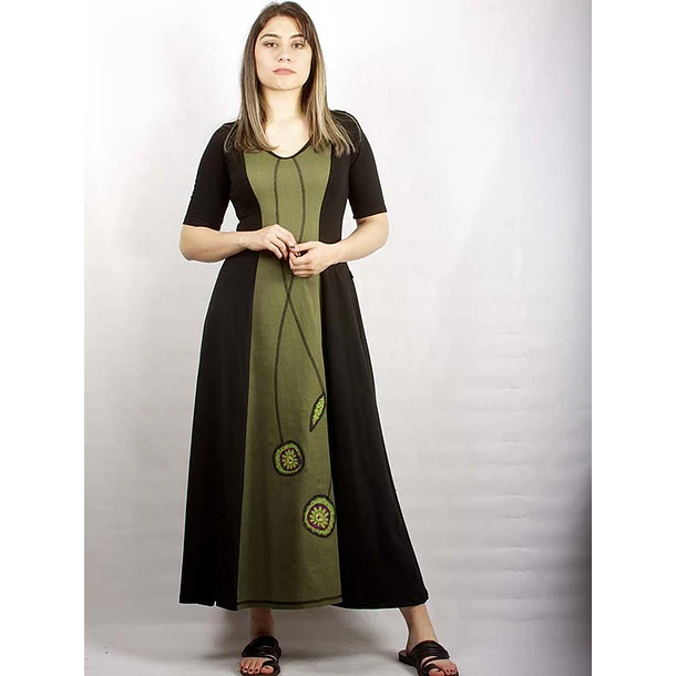 Vestido Maya Verde SALE COLORES SOLO S  1